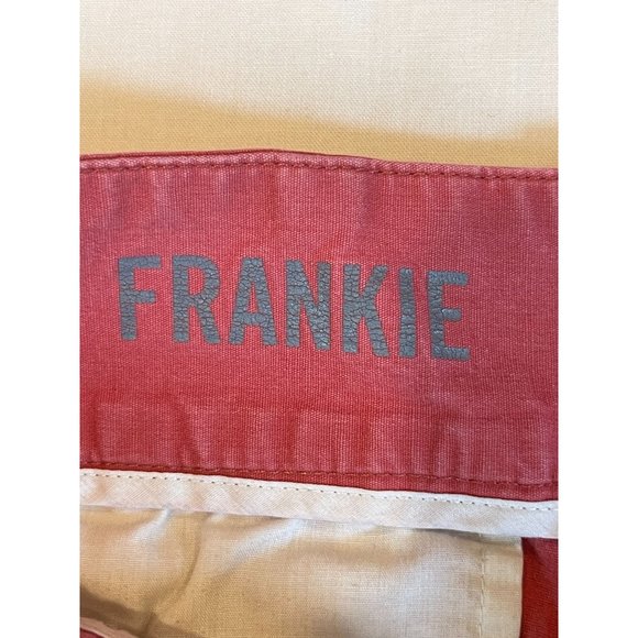 J. Crew Womens Frankie Chino Trunk Shorts Mid-Rise Stretch Lightweight Red SZ 8 - Picture 10 of 10
